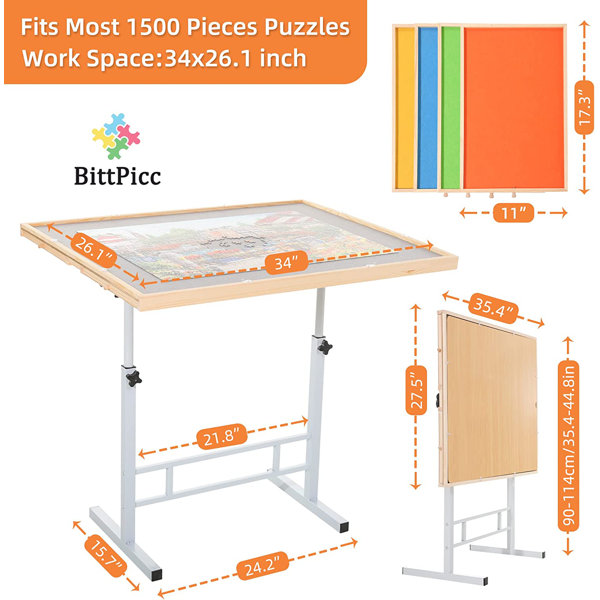 BittPicc Puzzle Table Wayfair